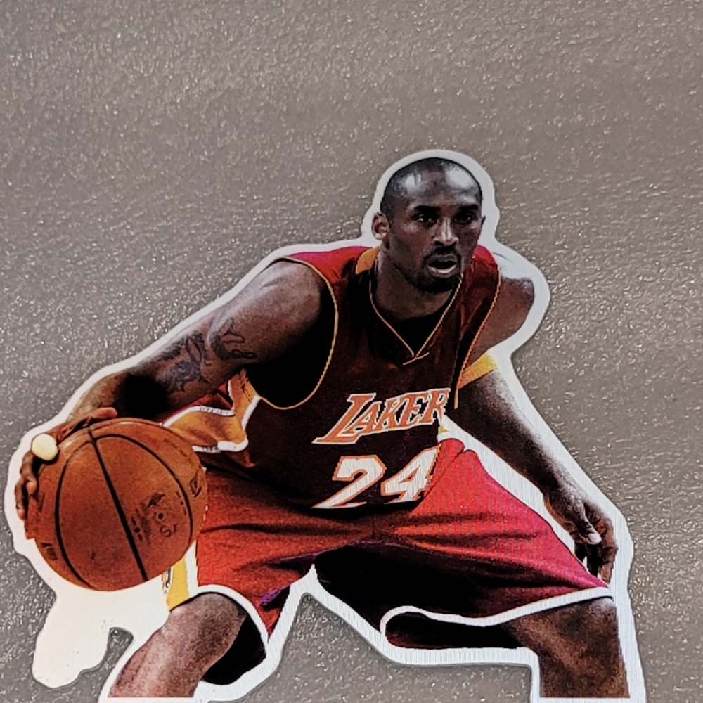 3/$15 Kobe Bryant Holographic Lenticular Decal, Basketball Waterproof Sticker